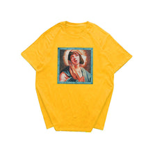 Load image into Gallery viewer, Streetwear Virgin Mary Printed Cotton O-neck T Shirts