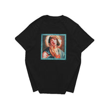 Load image into Gallery viewer, Streetwear Virgin Mary Printed Cotton O-neck T Shirts