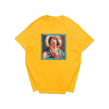 Load image into Gallery viewer, Streetwear Virgin Mary Printed Cotton O-neck T Shirts
