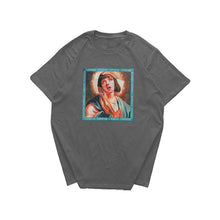 Load image into Gallery viewer, Streetwear Virgin Mary Printed Cotton O-neck T Shirts