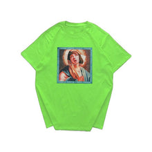 Load image into Gallery viewer, Streetwear Virgin Mary Printed Cotton O-neck T Shirts
