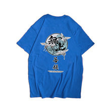 Load image into Gallery viewer, Japanese Harajuku Crane Waves Printed Short Sleeve T Shirts