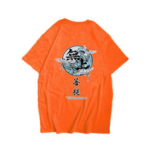 Load image into Gallery viewer, Japanese Harajuku Crane Waves Printed Short Sleeve T Shirts