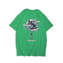Load image into Gallery viewer, Japanese Harajuku Crane Waves Printed Short Sleeve T Shirts