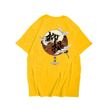 Load image into Gallery viewer, Japanese Harajuku Crane Waves Printed Short Sleeve T Shirts