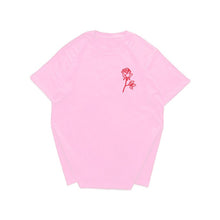Load image into Gallery viewer, 2019 Summer Rose Print Harajuku T-shirt