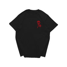 Load image into Gallery viewer, 2019 Summer Rose Print Harajuku T-shirt