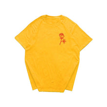 Load image into Gallery viewer, 2019 Summer Rose Print Harajuku T-shirt