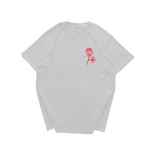 Load image into Gallery viewer, 2019 Summer Rose Print Harajuku T-shirt