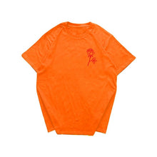 Load image into Gallery viewer, 2019 Summer Rose Print Harajuku T-shirt