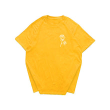 Load image into Gallery viewer, 2019 Summer Rose Print Harajuku T-shirt