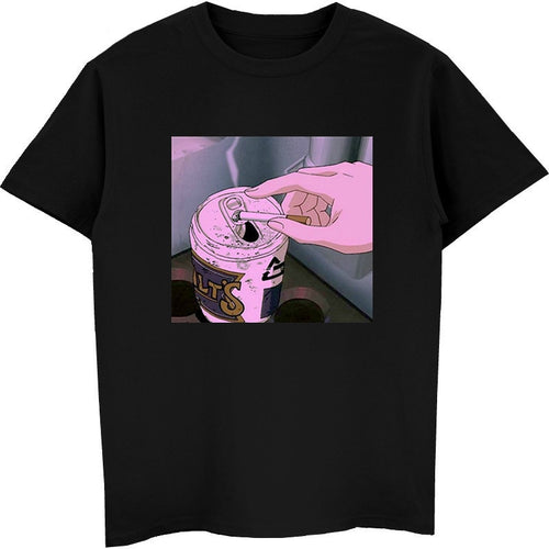Sad Anime Vaporwave T-Shirt