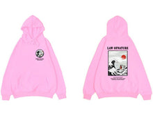 Load image into Gallery viewer, Japanese Funny Cat Wave Printed Fleece Hoodies