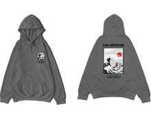 Load image into Gallery viewer, Japanese Funny Cat Wave Printed Fleece Hoodies