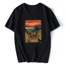 Load image into Gallery viewer, Munch&#39;s Neighbor Totoro Scream Japan Anime T Shirt