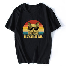 Load image into Gallery viewer, Best Cat Dad Ever T Shirt