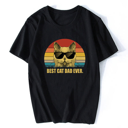 Best Cat Dad Ever T Shirt